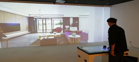  沉浸式物体识别漫游系统